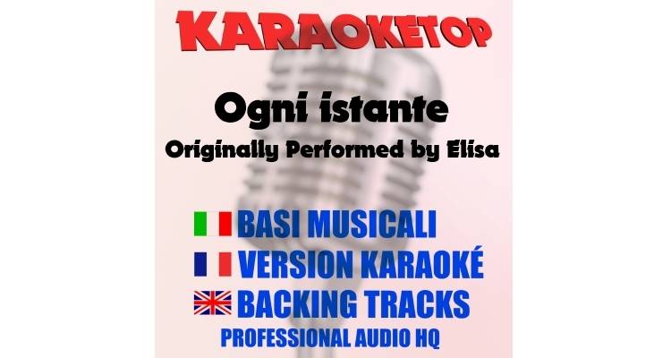 Elisa - Ogni istante (karaoke, base musicale)