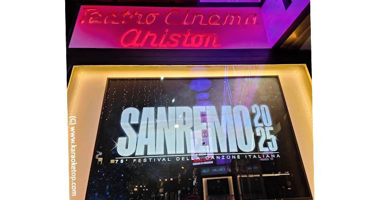 Le basi musicali karaoke del 75° Festival di Sanremo 2025!